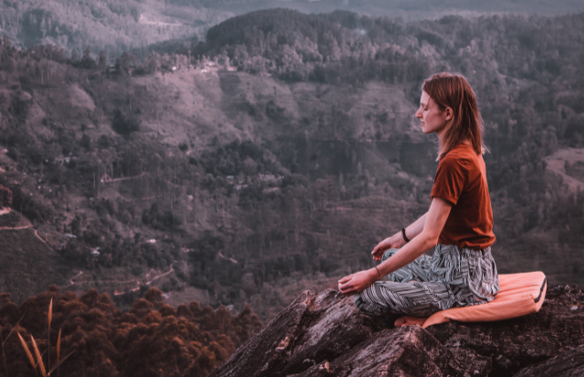 Person Meditating