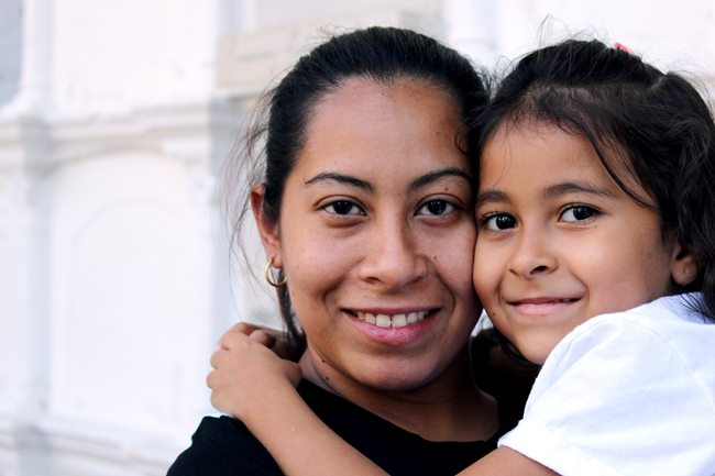 Woman and Daughter