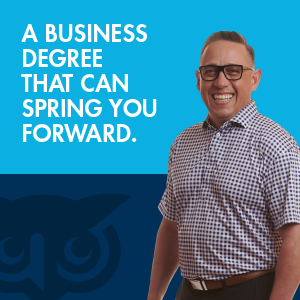 A business degree that can spring you forward