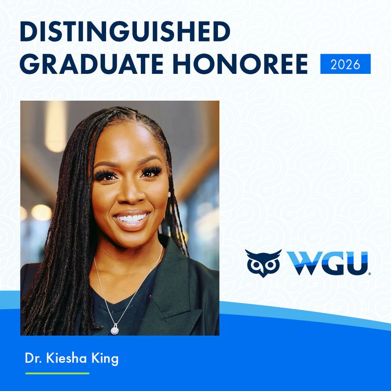 Dr. Kiesha King, a distinguished graduate honoree for 2026, smiling in a professional headshot.