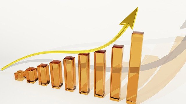 bar graph that is showing salary growth